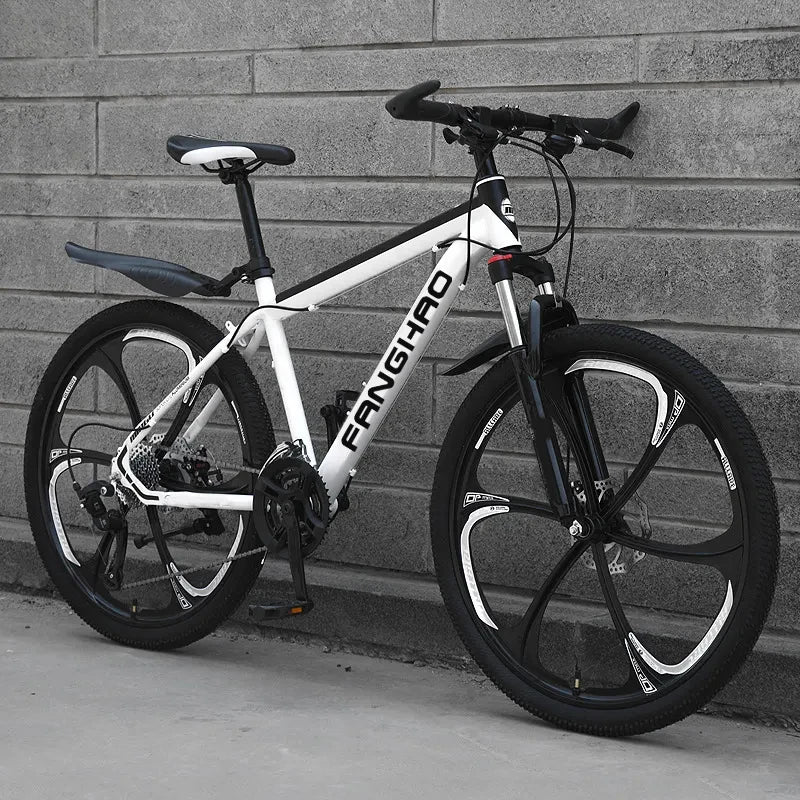 Cheap Bicycle Carbon Track Frame Double Disc Brake Cycling Set Men Mountain Bike Bicycle Adult Bicicletas Mtb Cycle 27''