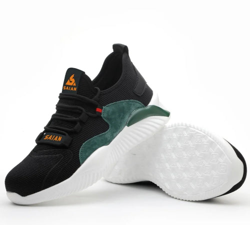 & Comfortable Sports Style Steel Toe Safety Shoes for Men for Factory Work & Workouts